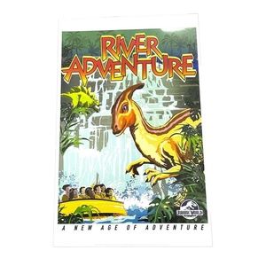 Universal Studios Jurassic World River Adventure Poster